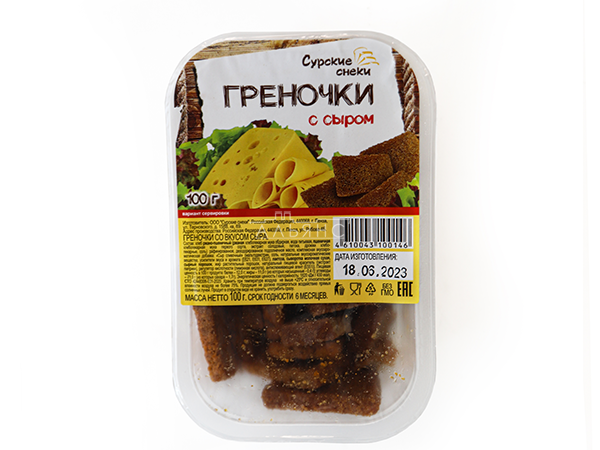 Сурские гренки со вкусом Сыра (100 гр) в Ставрополе