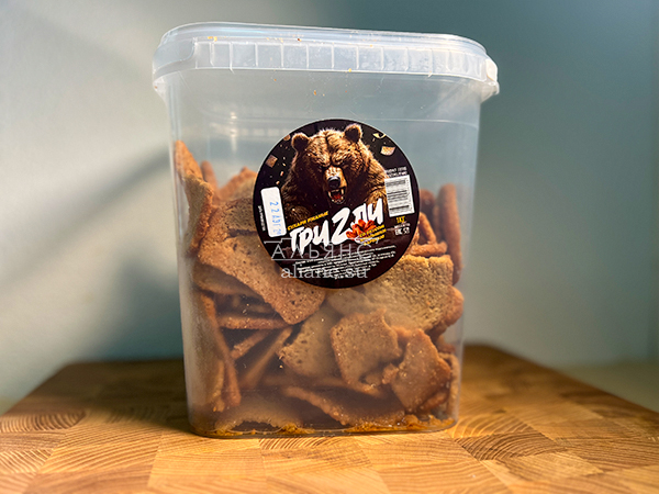 Ведро Ржаные гренки со вкусом Крылышки Барбекю (1 кг) в Ставрополе