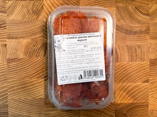 Кальмар чили: Кета (чипсы с перцем) вяленая 20 гр.