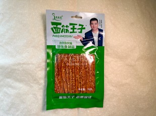 Икорные чипсы вяленые: Мучные полоски ЗЕЛЁНЫЕ со вкусом барбекю 76 гр