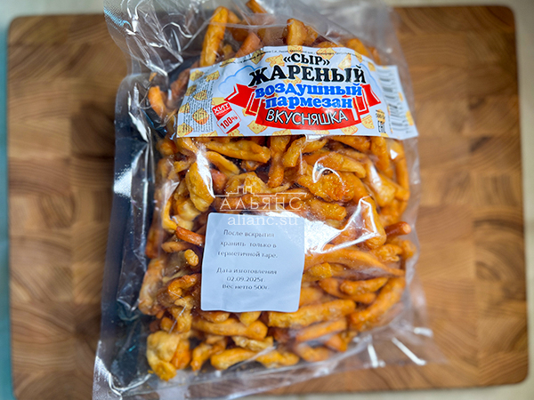 Жареный сыр "ВКУСНЯШКА" со вкусом пармезан (500 гр) в Ставрополе