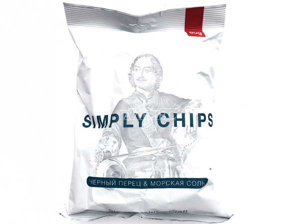 Картофельные чипсы "Simple chips" Морская соль и черный перец 80 гр. в Ставрополе