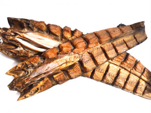 Семга теша (брюшки) холодного копчения: Белый амур холодного копчения